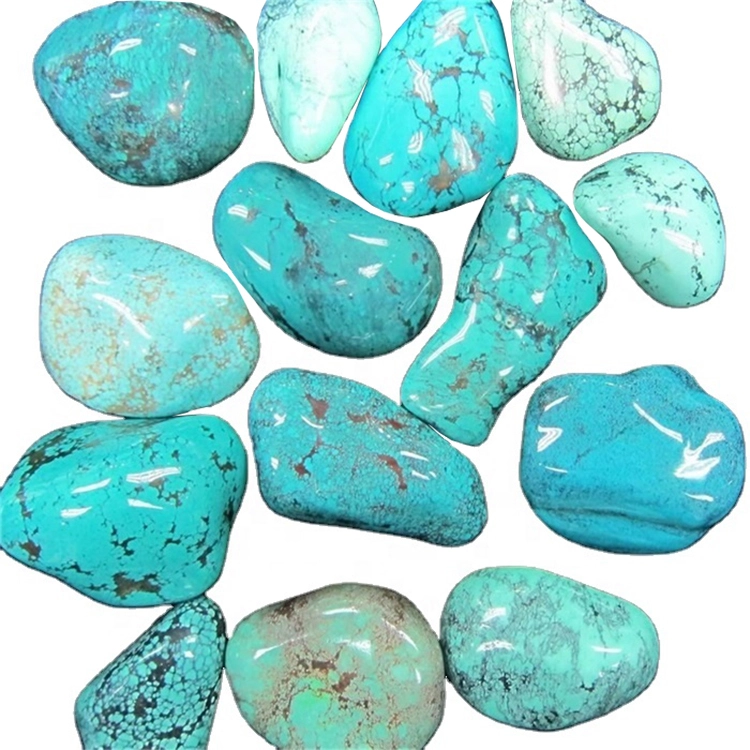 Turquoise jewelry embroidery beads uye matombo echisimba turquoise beads nugget matombo 1