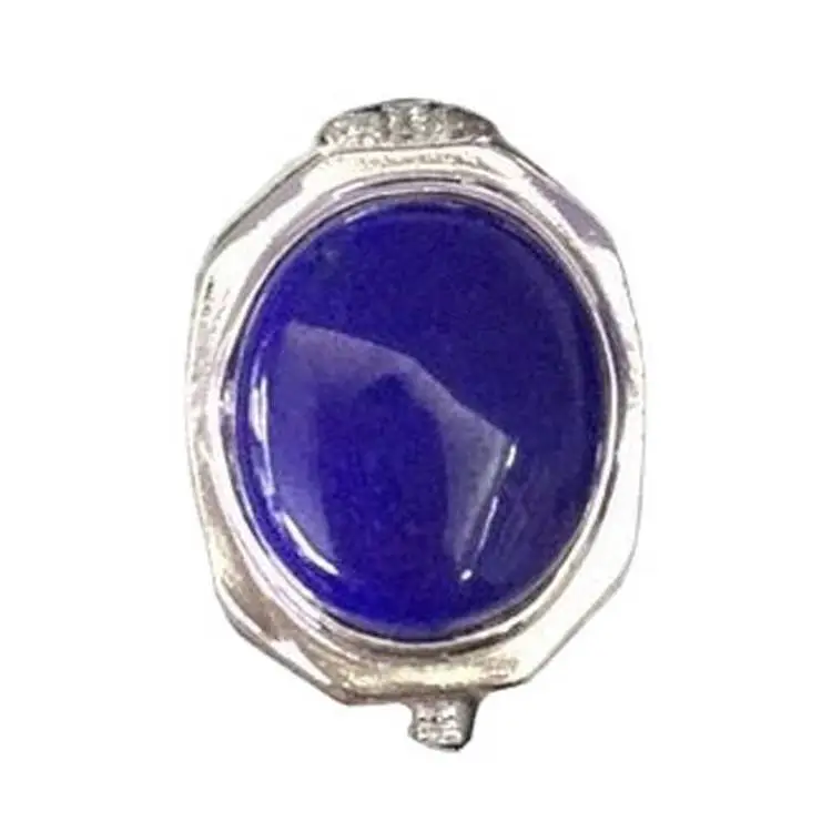 Lapis Lazuli 실버 반지 공장 가격 925 스털링 실버 보석 반지 1