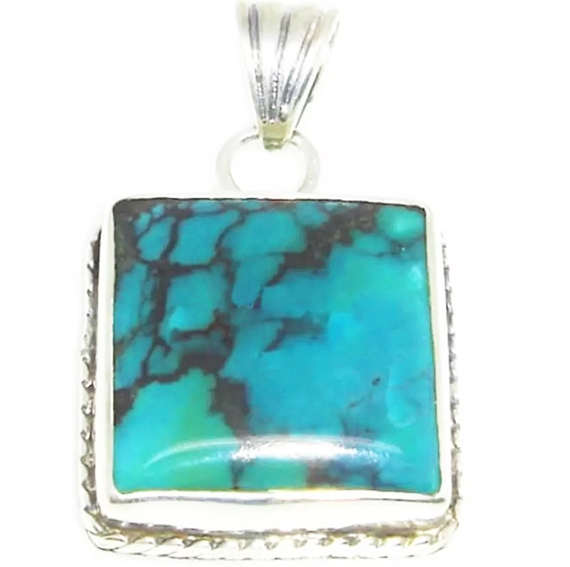 Turquoise off ee qalinka penque penqueoise ee penque perent ee dahabka dahabka ah ee Kingman Turquettte 1