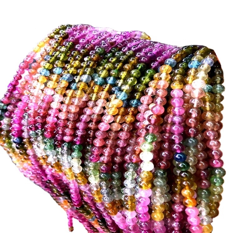 Beads Gemstone Gemstone Tourmaline untuk Membuat Perhiasan 1