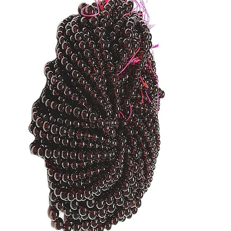 Garnet ຮູບຊົງສີແດງທໍາມະຊາດ 3A 1