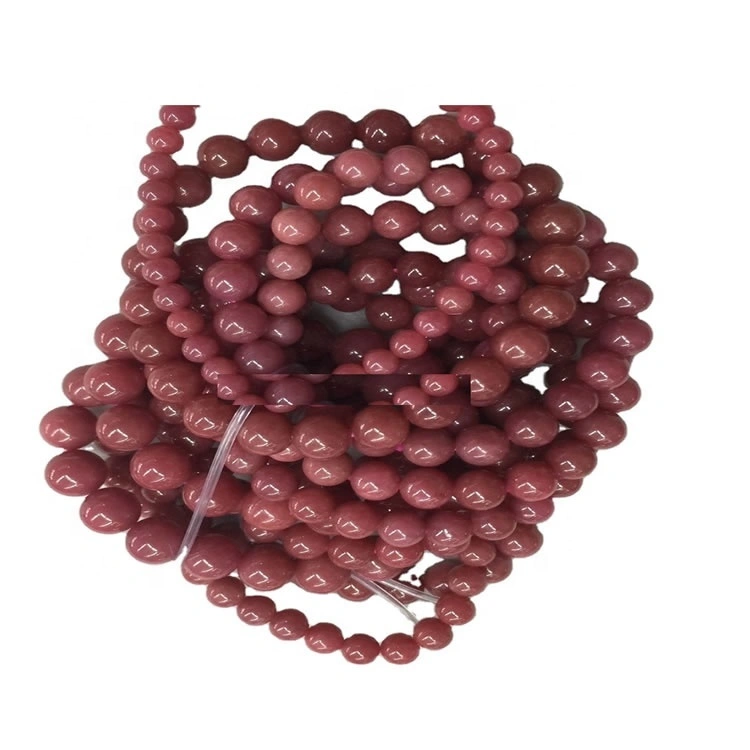 Wholesale Línea negra natural Rhodonite Piedras sueltas piedras piedras naturales 1