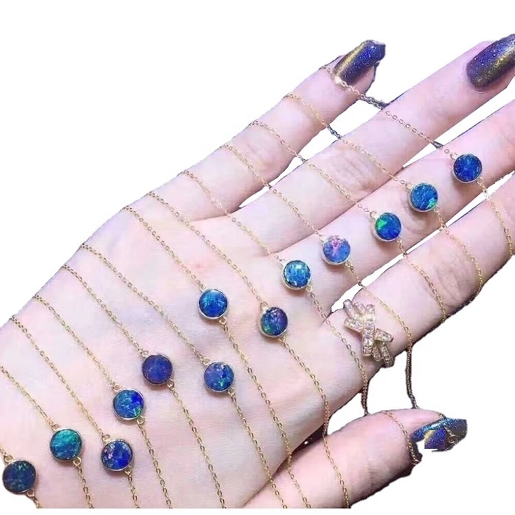I-925 Umgexo we-Stillenling Silver umgexo we-Opal Jewellery umgexo 1