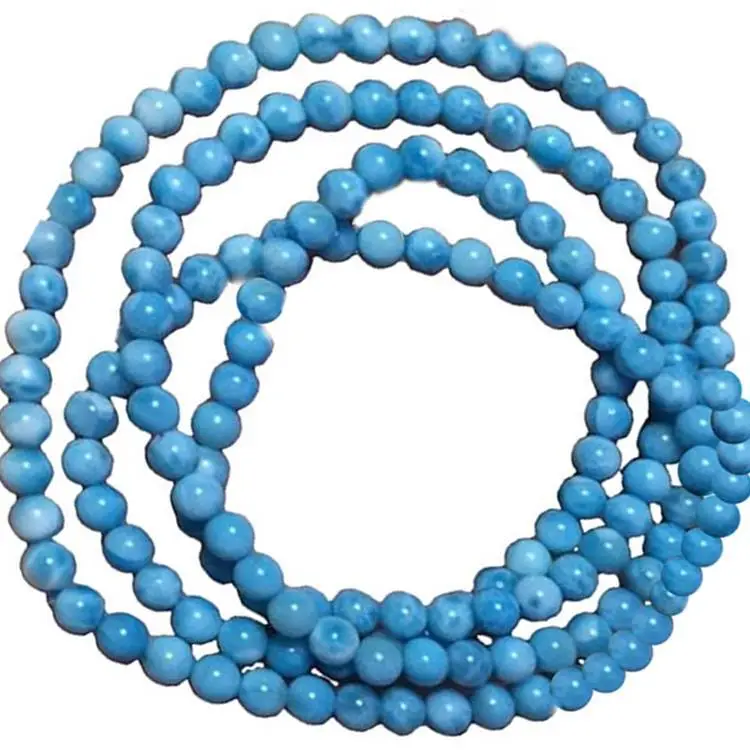 GIOIELLI DI PIETRA LARIMAR / BRACCIALE A MANUALE A HANDMADE LARIMAR Bracciale per perline per le donne Gioielli 1