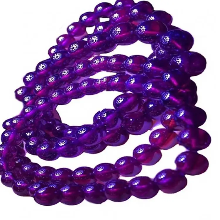 Gemstone ដែលមានគុណភាពខ្ពស់ Gemstone Gennet Garnet ជុំមង Beads ខ្សែដៃ 1