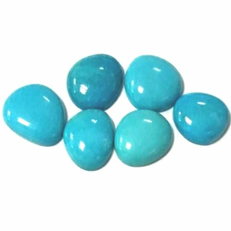 30*40mm Oval shape compressed turquoise cabochons 1