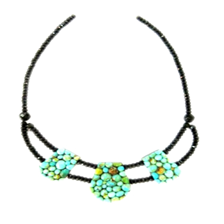 Multi Strand Turquoise Coral Beads Colier Turquoise Colier Declarație Colier 1