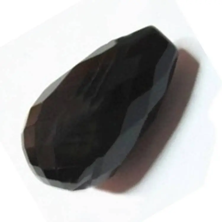 Wholesale perlas de piedras preciosas sueltas Black Onyx Drop-Water Beads 1