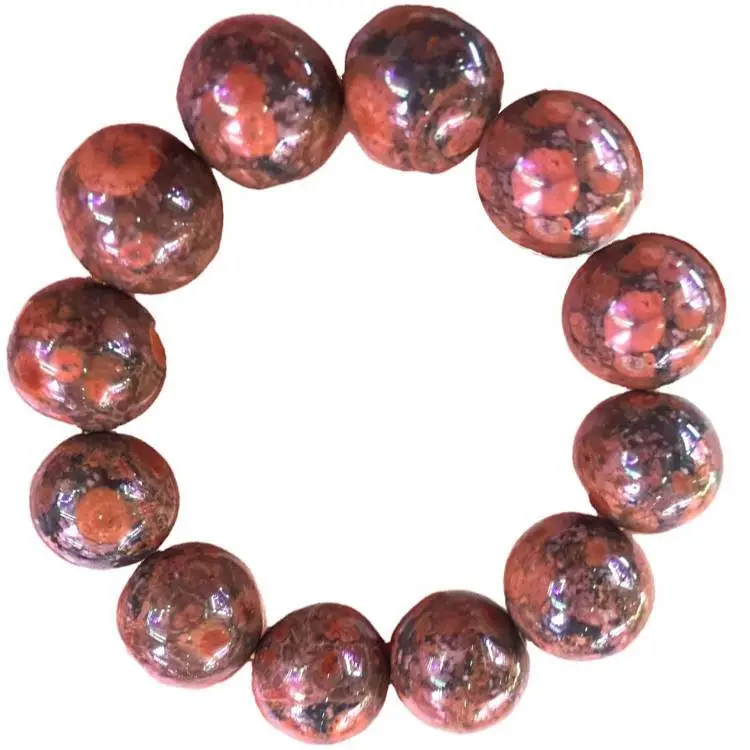 Gemstone Gemstone Ocean Jasper Bracciale Bracciale Vendita calda 1