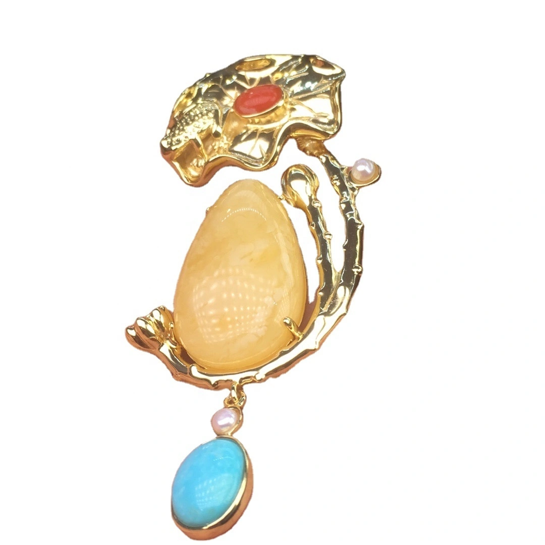 Naturalis agate pendant.teardrop shape.gorgeous flavo color rubrum cerasus florescat flore.Great Quality 1