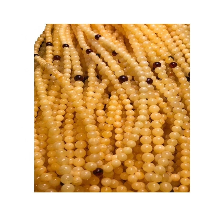 Culoare naturală de culoare galbenă Loose General Ambra General pentru Coliere 1