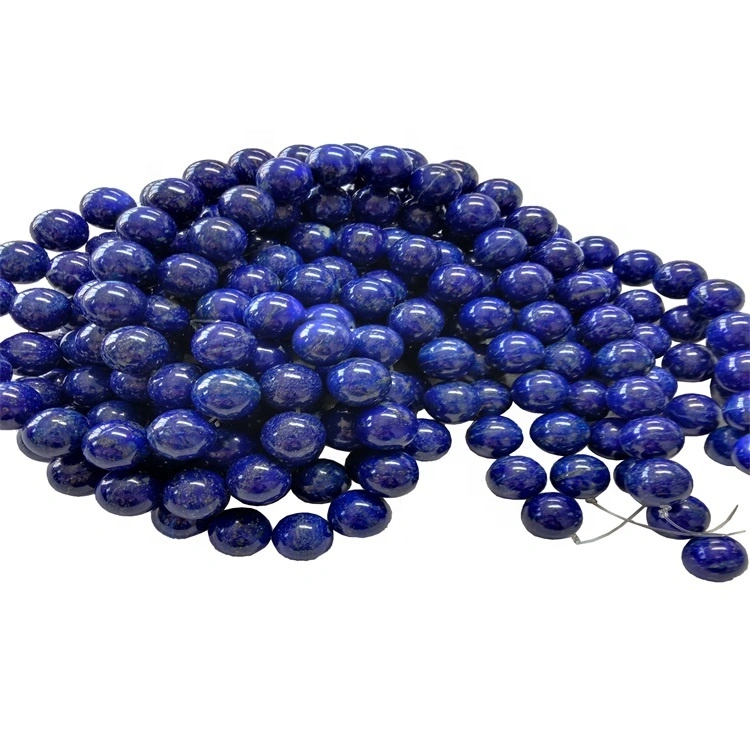 Blue Lapis LAZULI LAZULI BEADS REDONDA DE LAS PISTONAS DE EJERCIENCIA PERSONAS sueltas para la fabricación de joyas de bricolaje 1