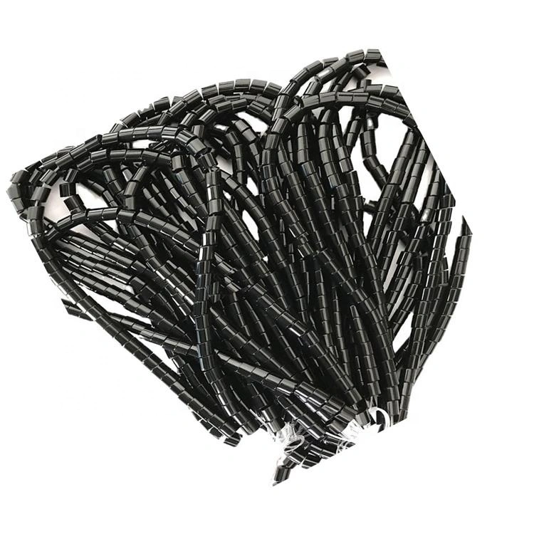 Los clientes de 7x7x2.5mm ordenan la ágata negra Heishi joyas de joyería al por mayor 1