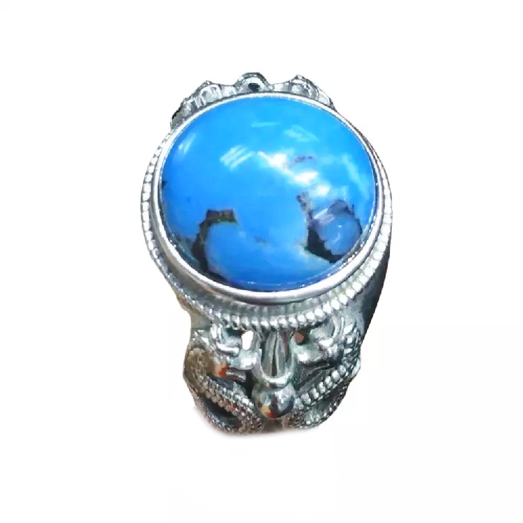 Turcoaz Indian Inele de bijuterii Sterling Inele de argint Gemstone Inele turcoaze 1