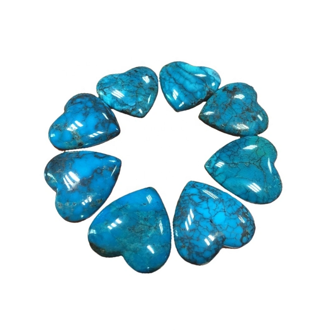Τυρκουάζ Cabochons κοσμήματα χονδρικής Κίνα Polychrome Kingman Gold Cabochons / Πωλείται Ατομικά 1