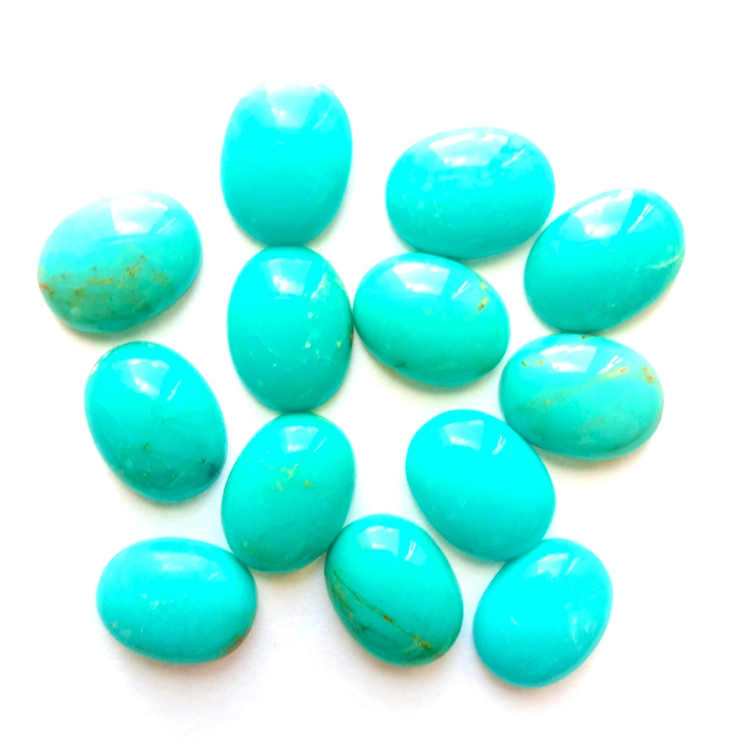 Kujenga turquoise cabochon. 1