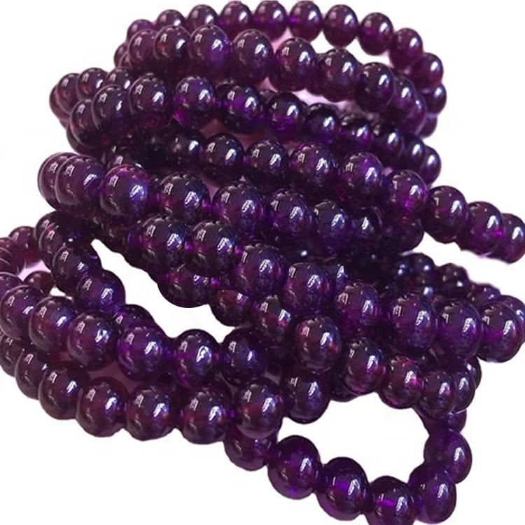 En-gros natural purpuriu granat garnet brățară brățară brățară 1