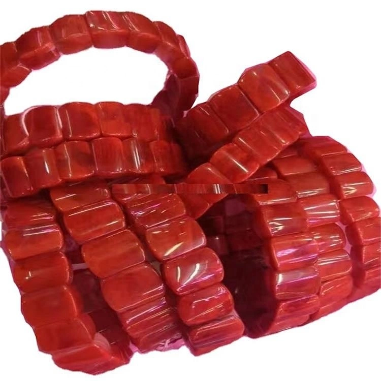 Factory wholesale gemstone jewelry natural agate bracelet light red agate bangle 1