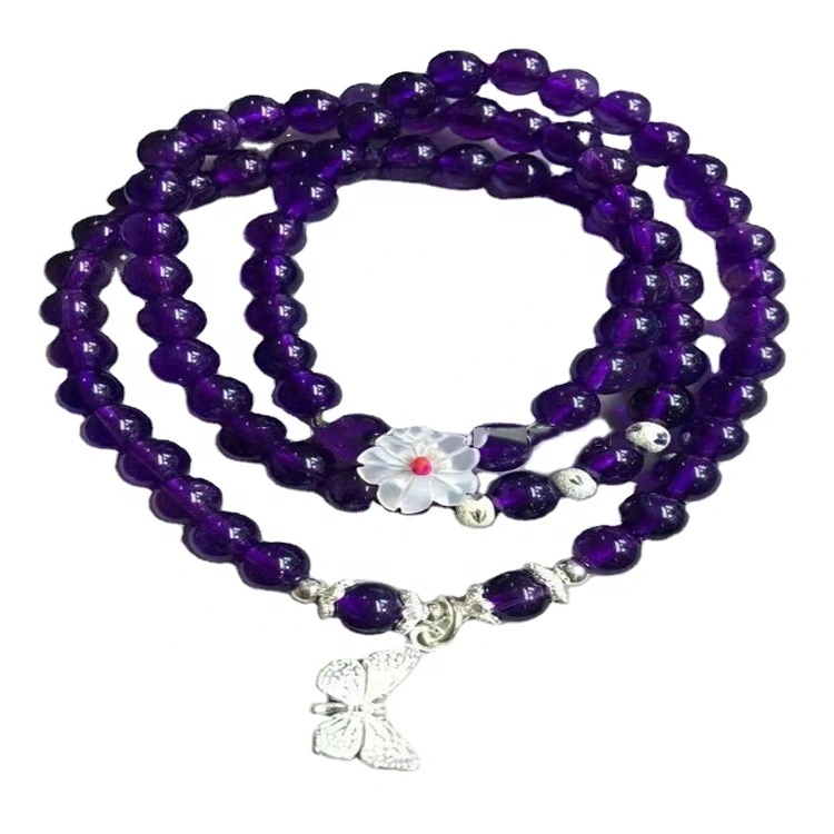 ខ្សែកខ្សែករបស់ Amethyst / Oplace ដែលមានប្រសិទ្ធិភាព / ខ្សែដៃ gemetystone gemetyst 1