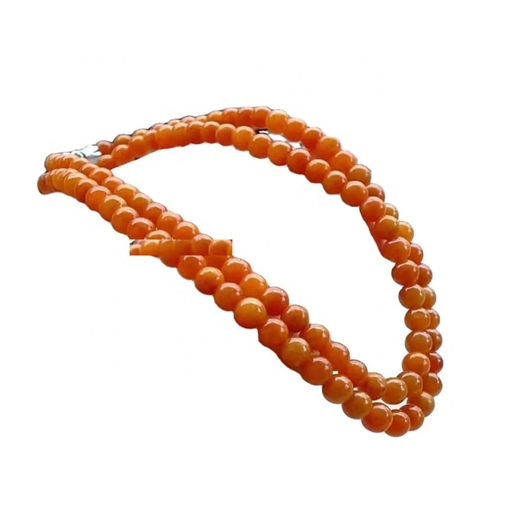 ketting smaragd rûn kralen ketting 1