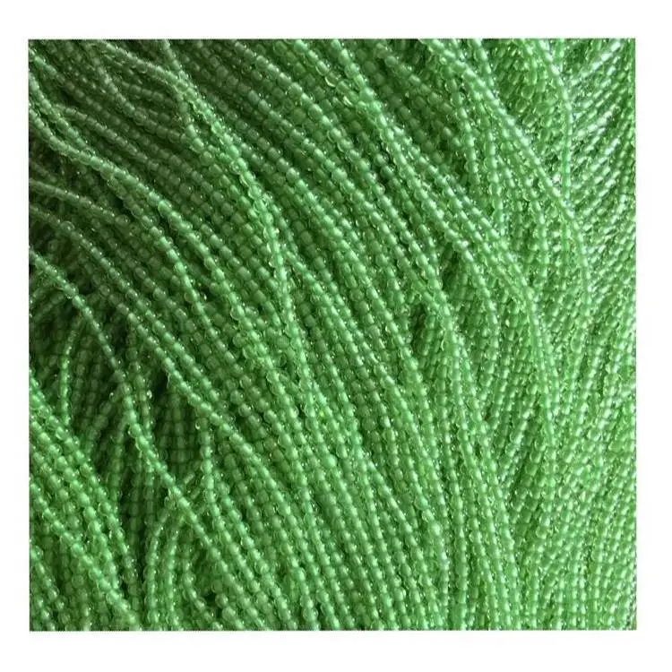 4mm 4.25mm 4.5mm 4.75mm natura gemo Chrysolite Olivino rondaj bidoj faras pogrande 1