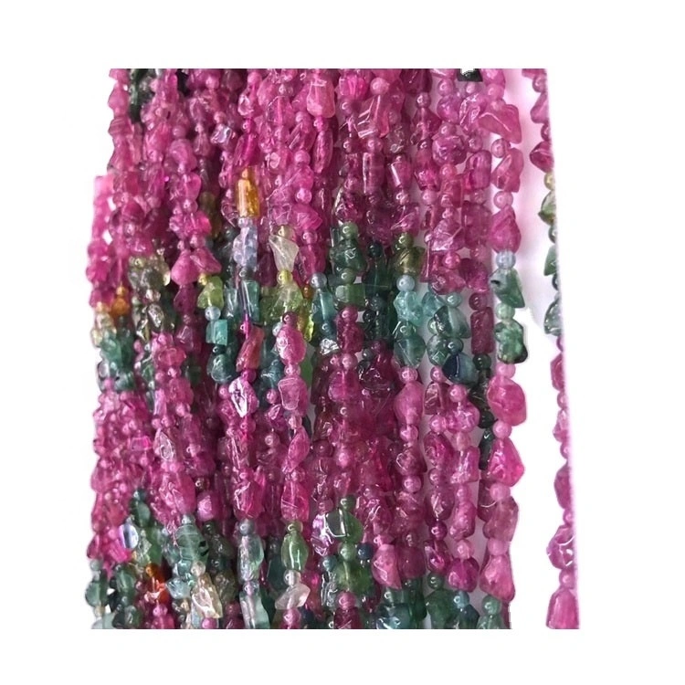 Beads Multomolinine Tourmaline Tourmaline Beads ថ្នាក់ទី 3 អា Ring 3 ក 4-12 មមពហុរពហុពណ៌ទេសចរណ៍ថោន 1