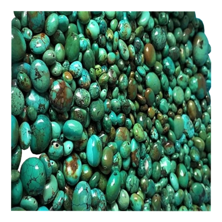 Ceramica Micro Beads Turcoaz natural Bijuterii turcoaz Oval Margele Gemstone Gemstone Beads Bijuterii 1