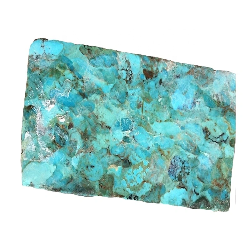 100% Natuurlike saamgeperste turkoois Materiaal Hoëgraad Turkoois Lapidary Rough 1