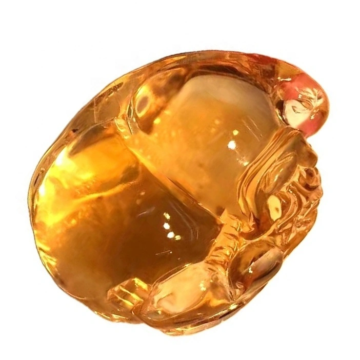 Цитрин дърворезба Gemstone Религиозни мъниста 1