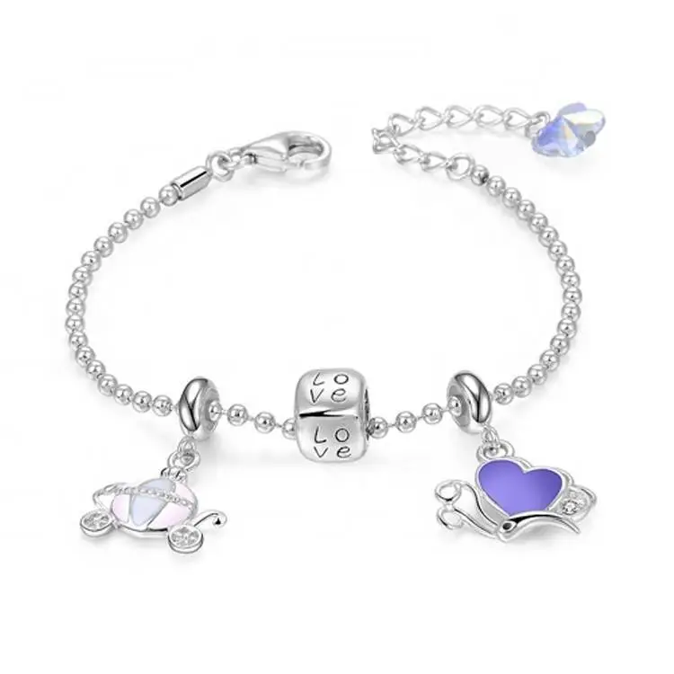 2021 New etnn Charm Charm Stretch Crystal Bracelet Bangles Carretta Craft Always Always Always pò fà a Zinc Aloy 1