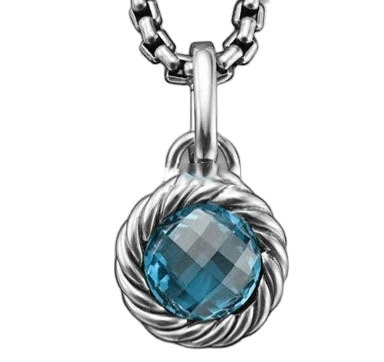 Sterling Shrew Gemstone Fendndants 1