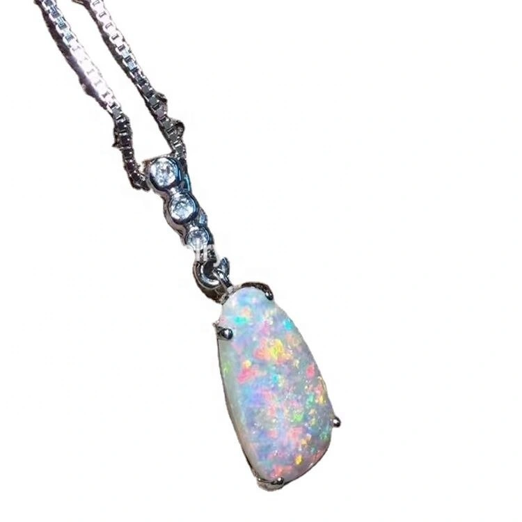 Good Luck Opal Abun Wuya/925 Sterling Azurfa Jewelry 1
