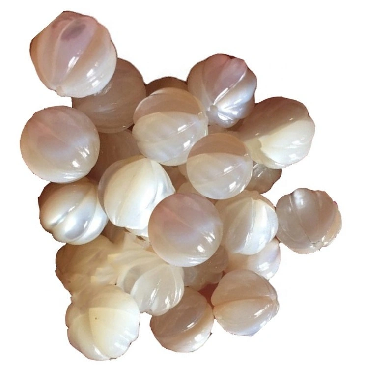 Cáscaras talladas de la cáscara de la perla blanca natural 1