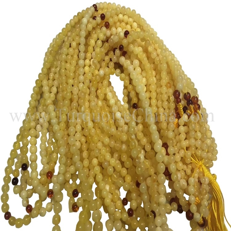 Fancy მხრივ გააკეთა ბუნებრივი gemstone პრიალა conglobate amber მძივები ქალთა სიყვარული 1