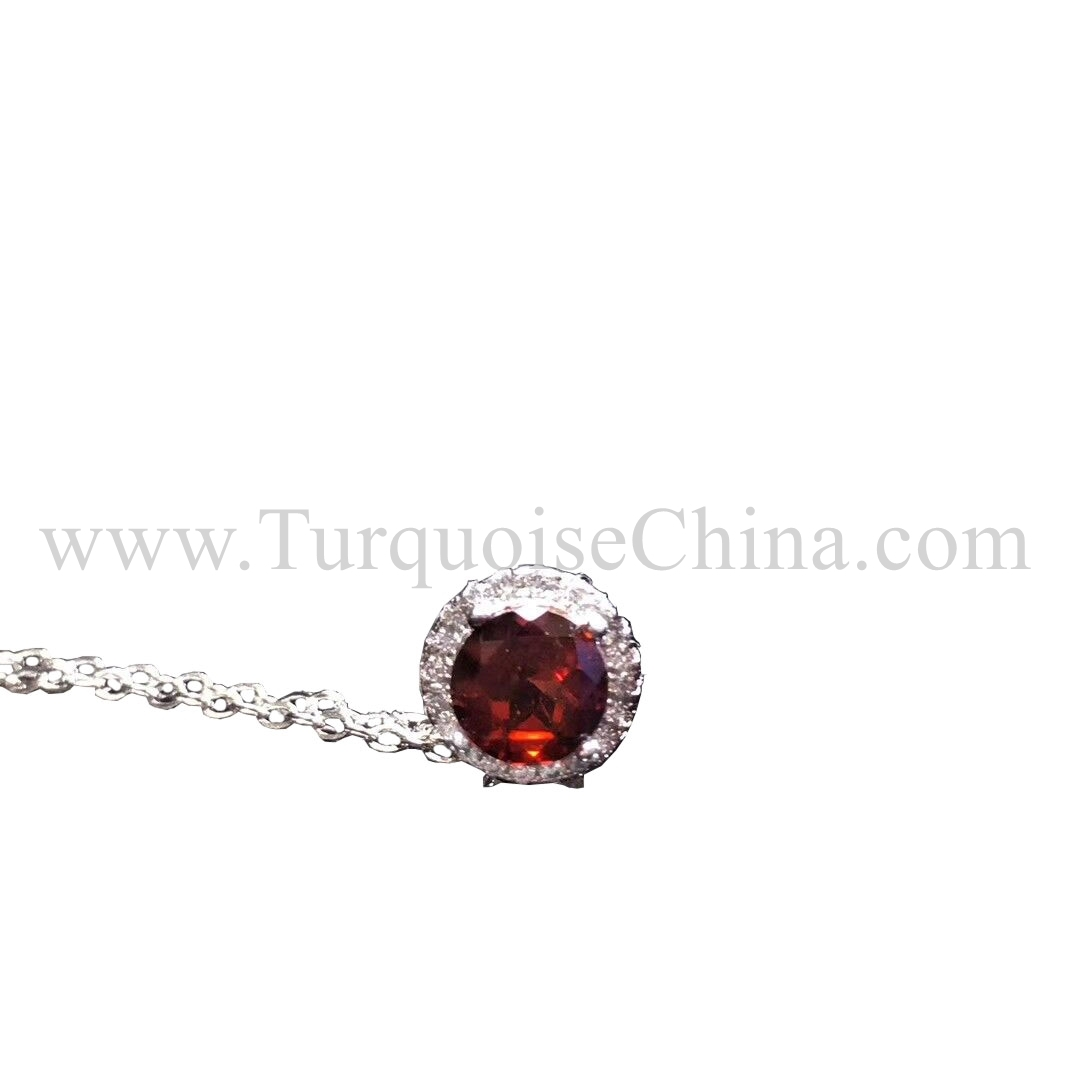Kleurige prachtige prachtige Tourmaline ketting CabochOn Gemstone foar froulike maten 1