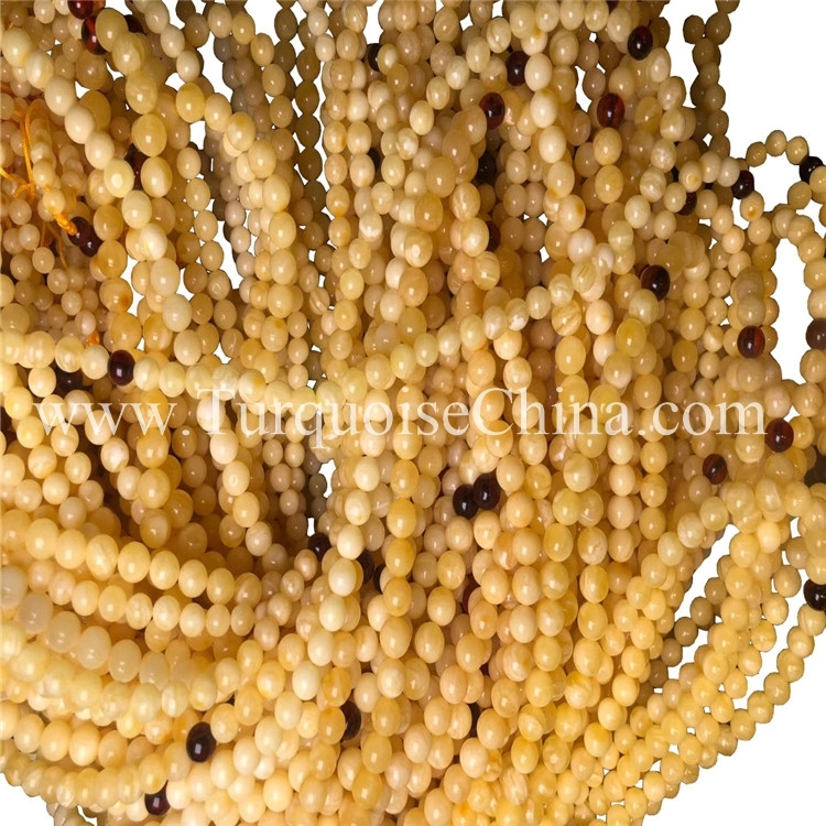 7mm Prirodne klasične raščlamčine okrugle kuglice 1