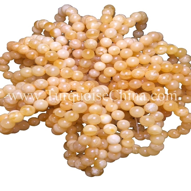 Authentic Raw Round Amber Dewasa Strands Kesihatan Semulajadi 1