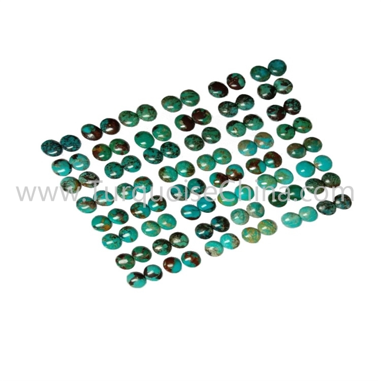 ಆಭರಣಕ್ಕಾಗಿ 10x12x3.8mm ಹಾಟ್-ಮಾರಾಟದ ವೈಡೂರ್ಯದ ಓವಲ್ ಕ್ಯಾಬೊಚನ್ ಜೋಡಿಗಳು 1