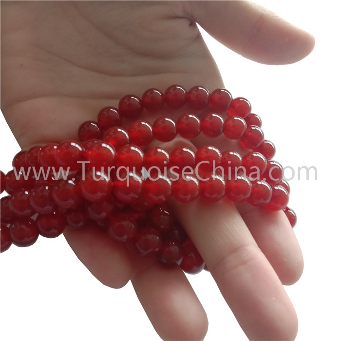 8mm Genuine Carnelian Round Beads Red Gemstone Wholesale 1