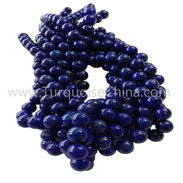 Echte lapis rûne kralen emstone foar it meitsjen fan sieraden 1