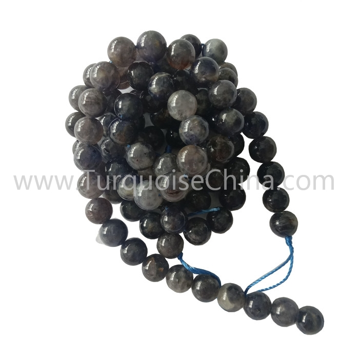 Looduslik Lolite Round Beads Strings Gemstone kingitus 1