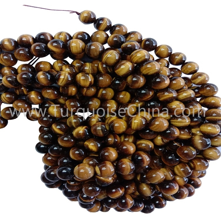 Popular Gemstone Yellow Tiger Mata Beads Beads Wholesale 1