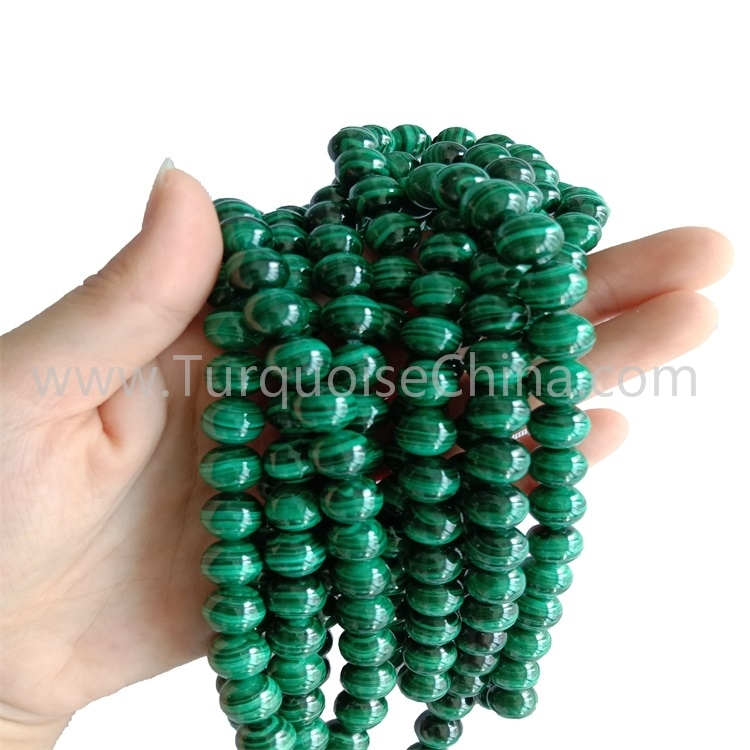 Njagun gimstone alawọ ewe awọn ilẹkẹ osunwon 1