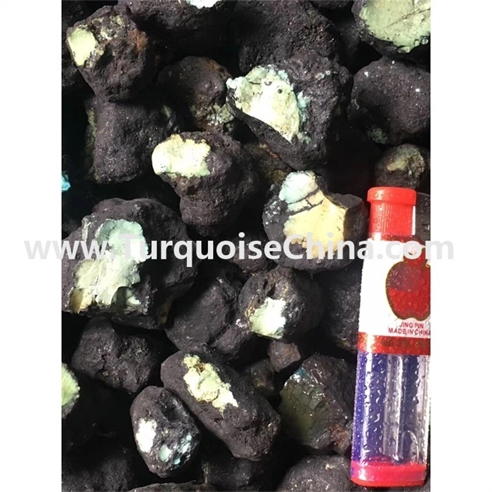 Kolore zuria - Arizona turkesa gemstones zakarrak 1