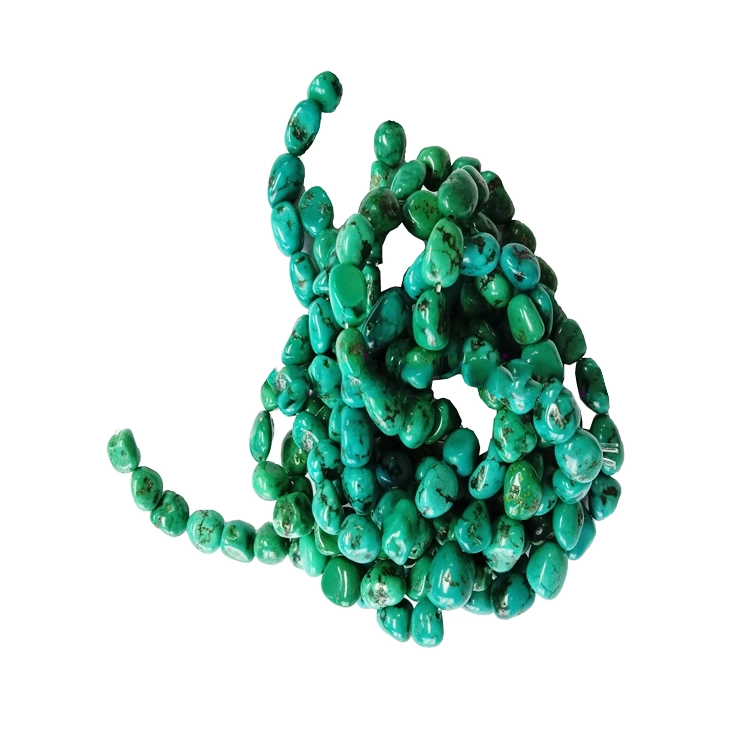 Təbii firuzəyi Barok muncuqları Gemstone Topdan Strings 1