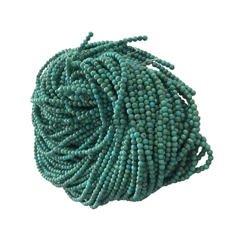 4.5-5.0mm İsti Satış Sıxılmış Türəkəyi dəyirmi muncuq Gemstone 1