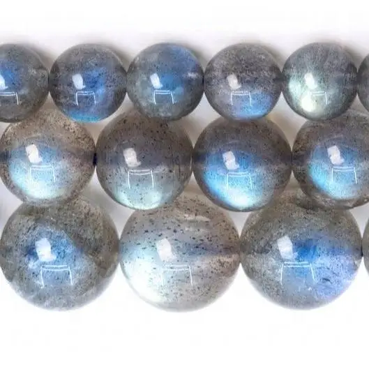 Natural Labradorite Polished Smooth Round Beads Natural Gemstone Round Loose Beads1 1