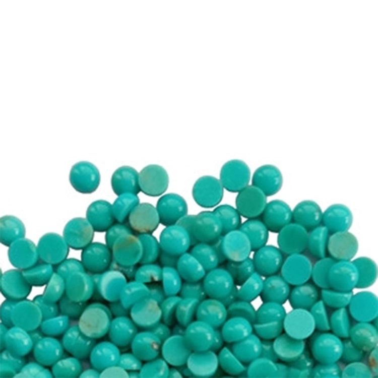 Genuine Turquoise 4x2mm Round Cabochon Gemstone 1