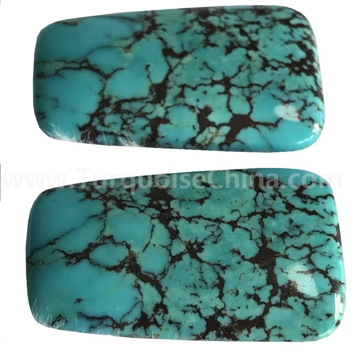 Imeko yendalo yendalo ye-turquoise ye-turquoise cabochon ubungakanani be-gemstone up 50mm 1