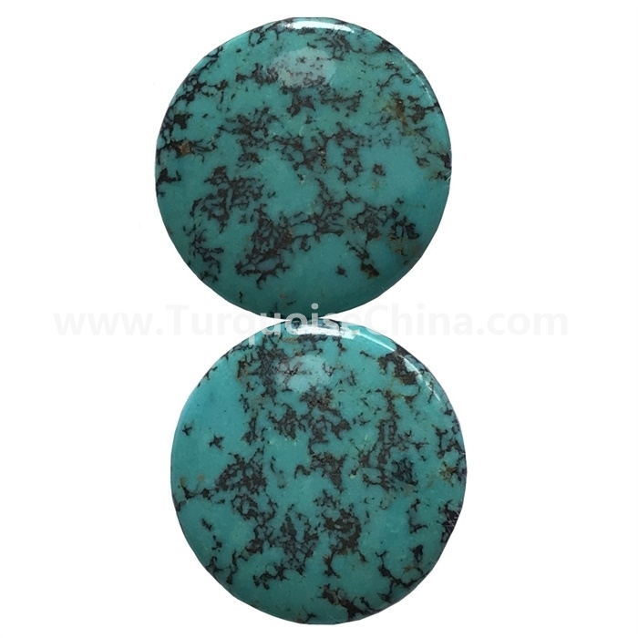 Natural Arizona Turquesa Rodada Cabochão Solto Gemstone 1